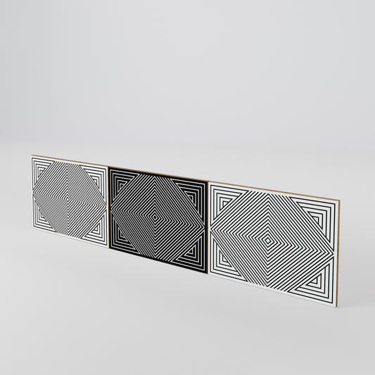 POLYGON ILLUSION Σετ θυρών για έπιπλα τηλεόρασης