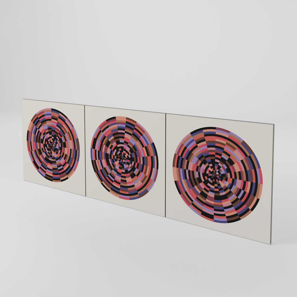BROWN CIRCLES Σετ θυρών για μπουφέδες