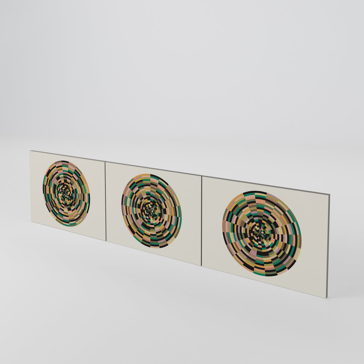 GREEN CIRCLES Σετ θυρών για έπιπλα τηλεόρασης