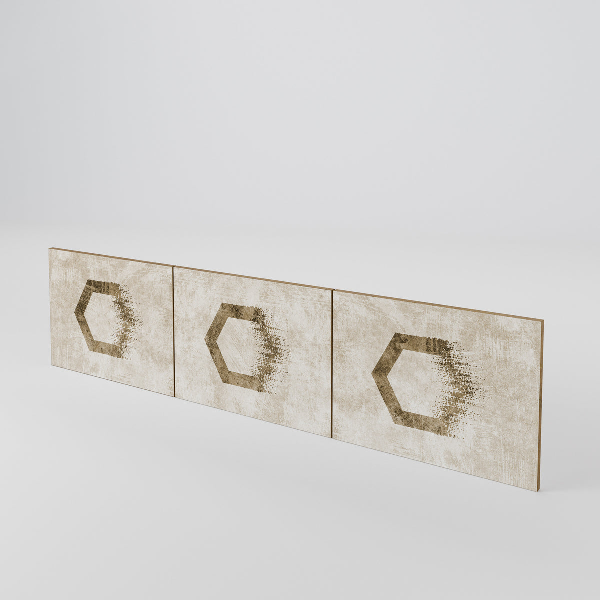HEXAGONAL SHAPES Σετ θυρών για έπιπλα τηλεόρασης