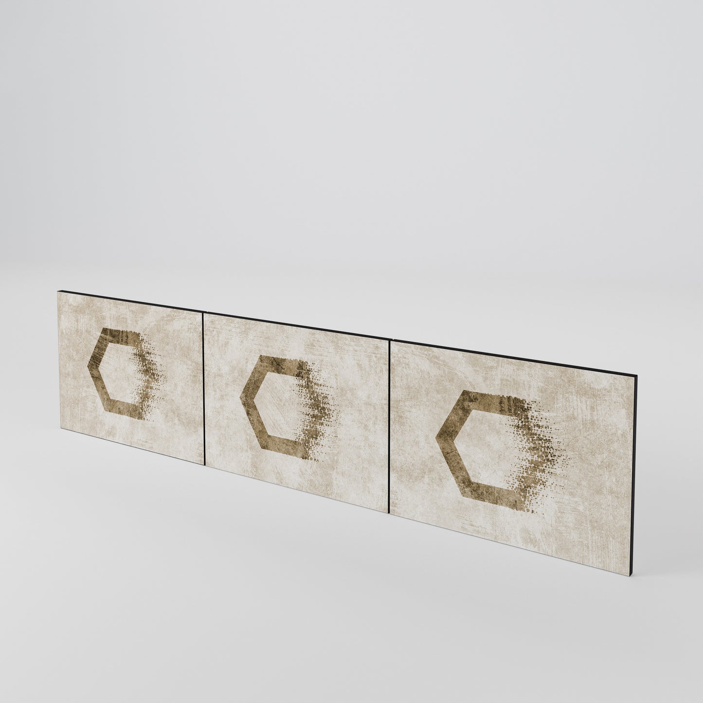 HEXAGONAL SHAPES Σετ θυρών για έπιπλα τηλεόρασης