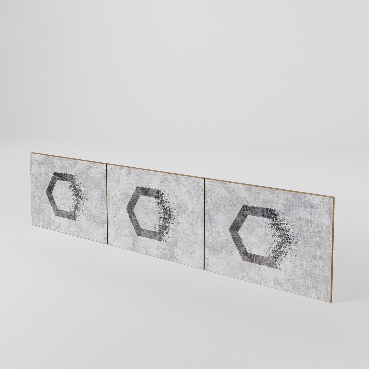 HEXAGONAL FIGURES Σετ θυρών για έπιπλα τηλεόρασης