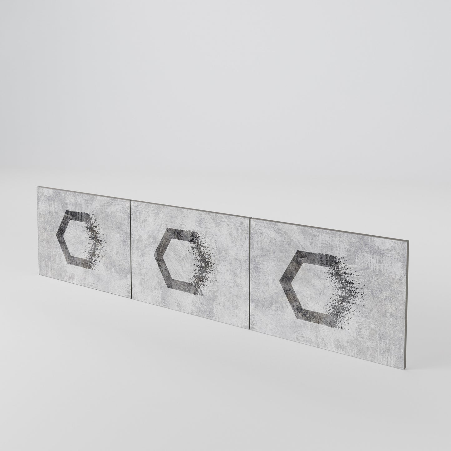 HEXAGONAL FIGURES Σετ θυρών για έπιπλα τηλεόρασης