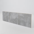 CONCRETE ZIG ZAG 3-Piece Sideboard Door Set