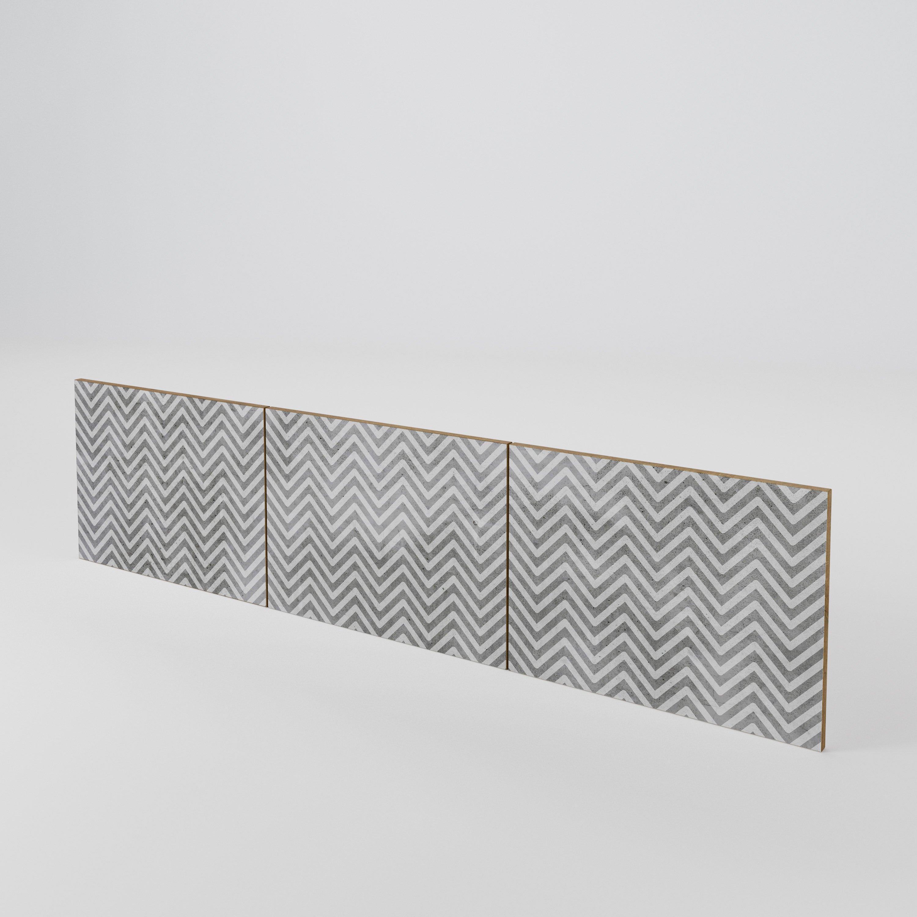 CONCRETE ZIG ZAG Σετ θυρών για έπιπλα τηλεόρασης