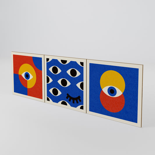 GEOMETRIC EYES Σετ θυρών για μπουφέδες