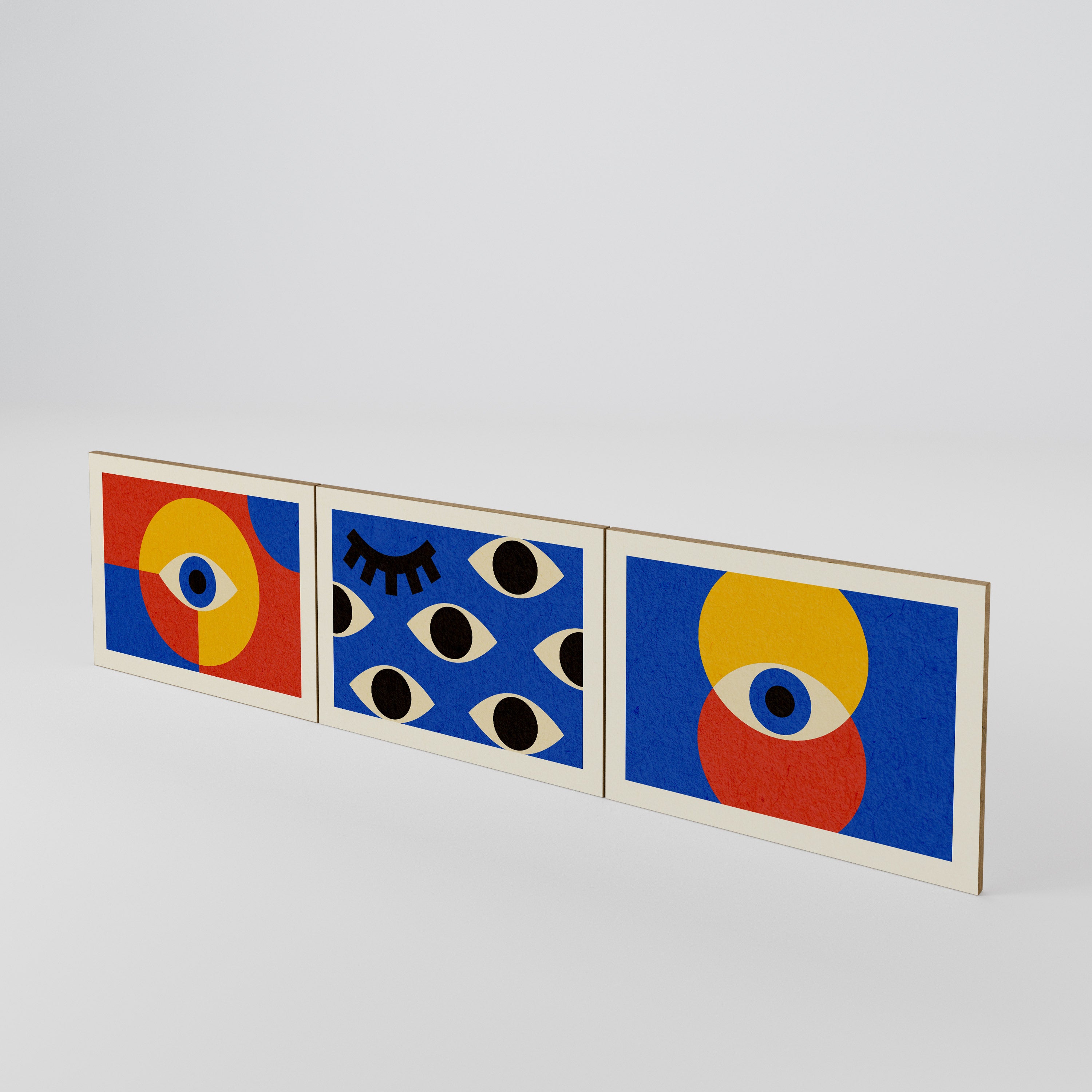 GEOMETRIC EYES Σετ θυρών για έπιπλα τηλεόρασης
