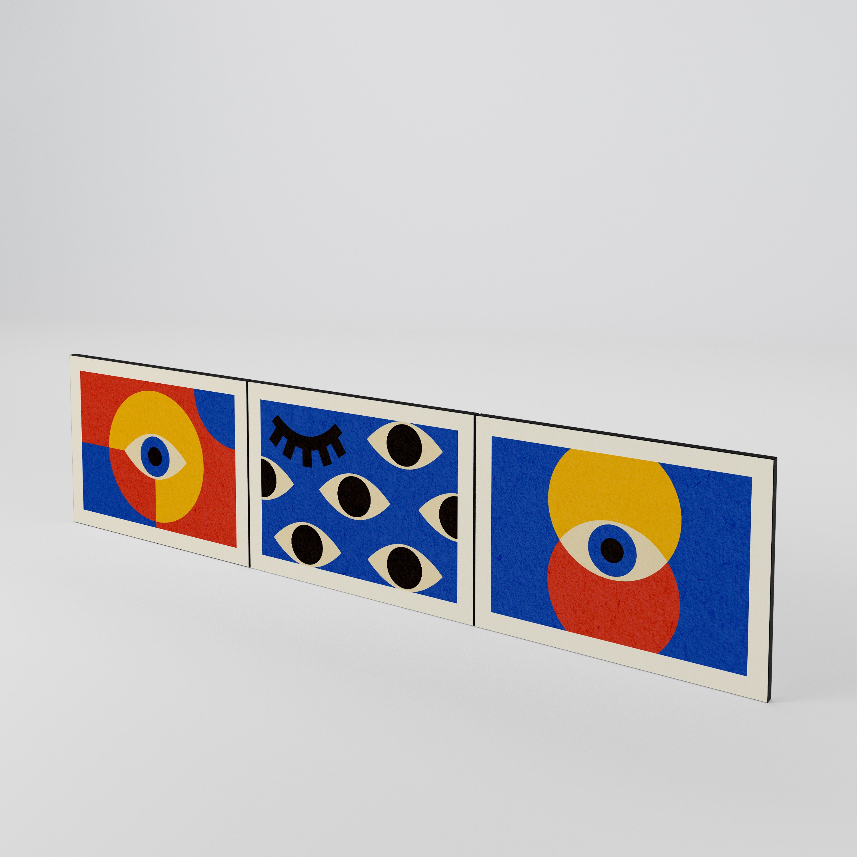 GEOMETRIC EYES Σετ θυρών για έπιπλα τηλεόρασης