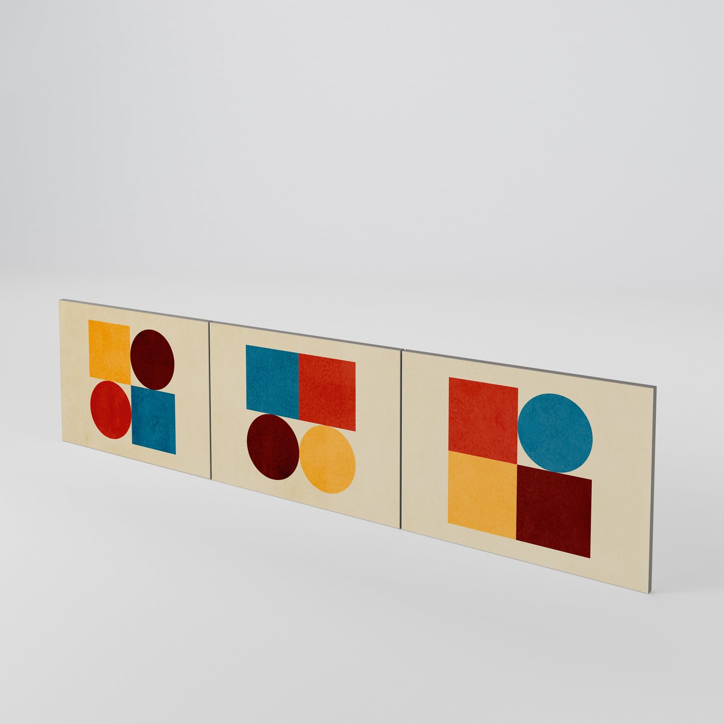 GEOMETRIC PUZZLE Σετ θυρών για έπιπλα τηλεόρασης
