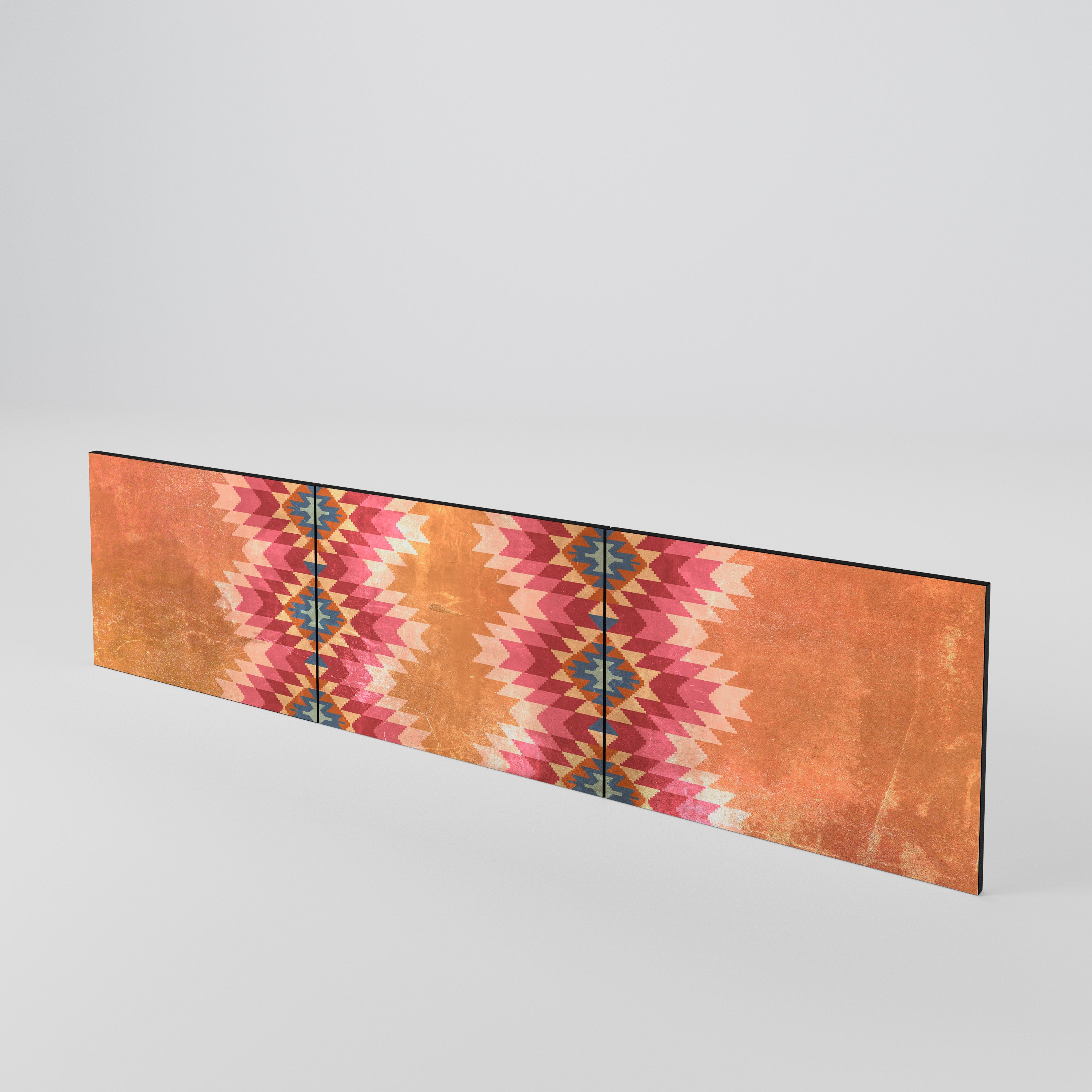 INDIAN FOLK 3-Piece TV Cabinet Door Set