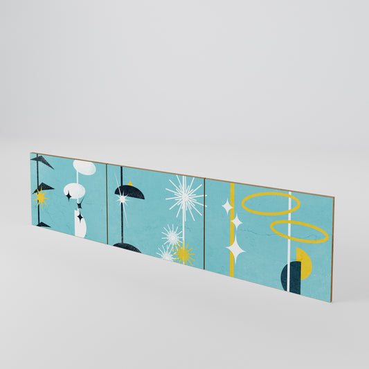 PATHS TO HAPPINESS 3-Piece TV Cabinet Door Set