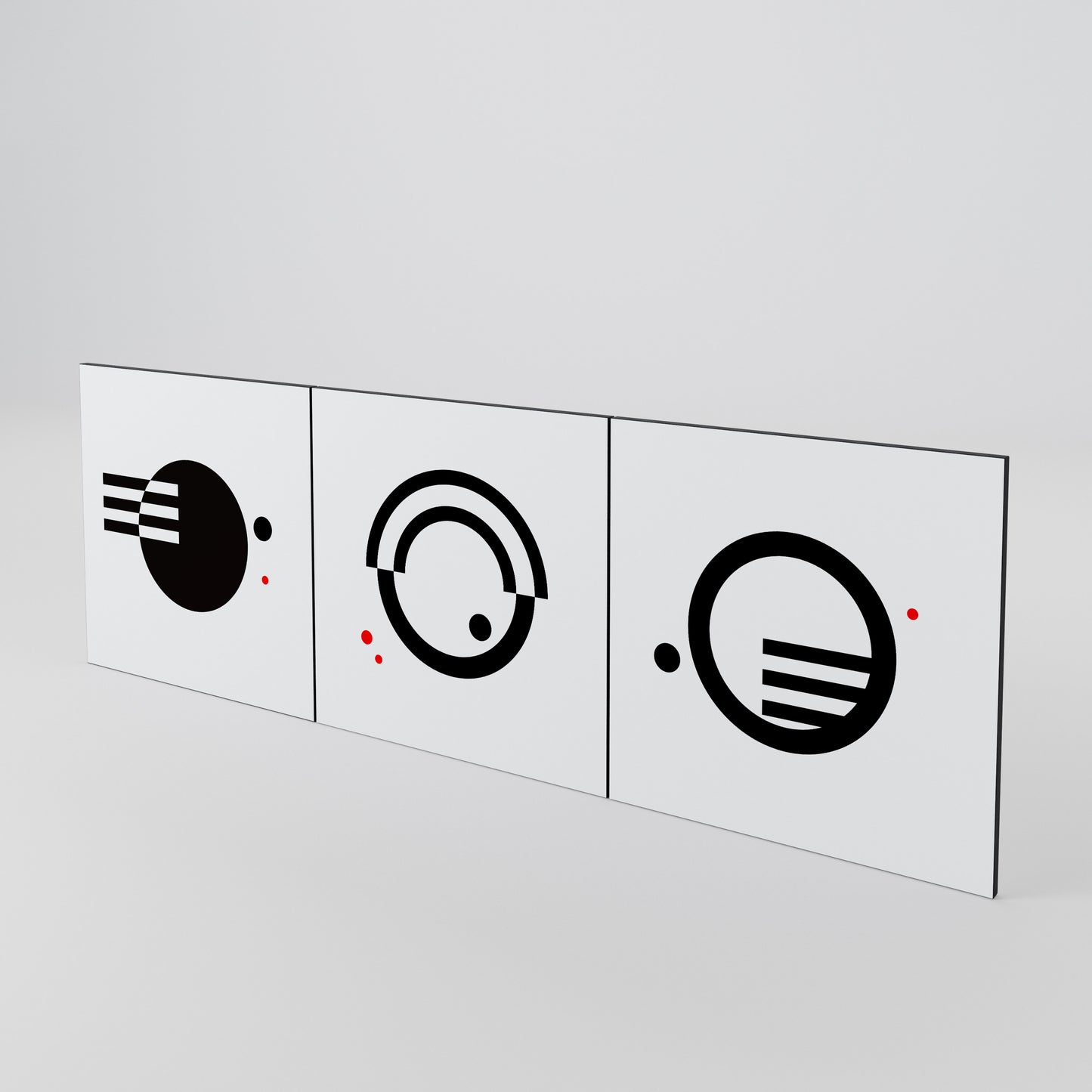 BLACK AND WHITE COMBINATION Σετ θυρών για μπουφέδες