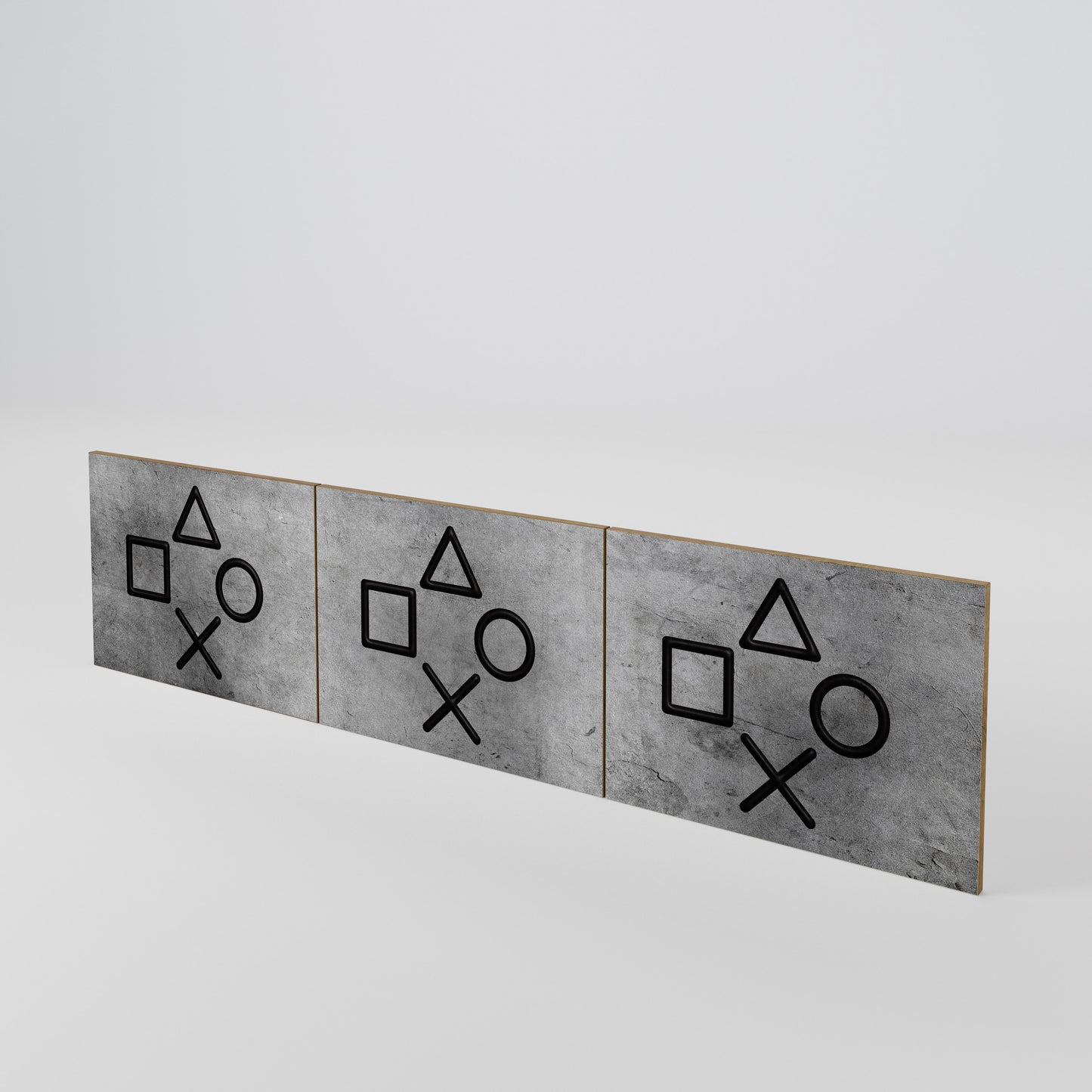 GAMER CHOICE 3-Piece TV Cabinet Door Set