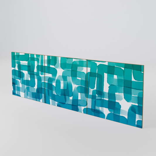 TURQUOISE RECTANGLES Σετ θυρών για μπουφέδες