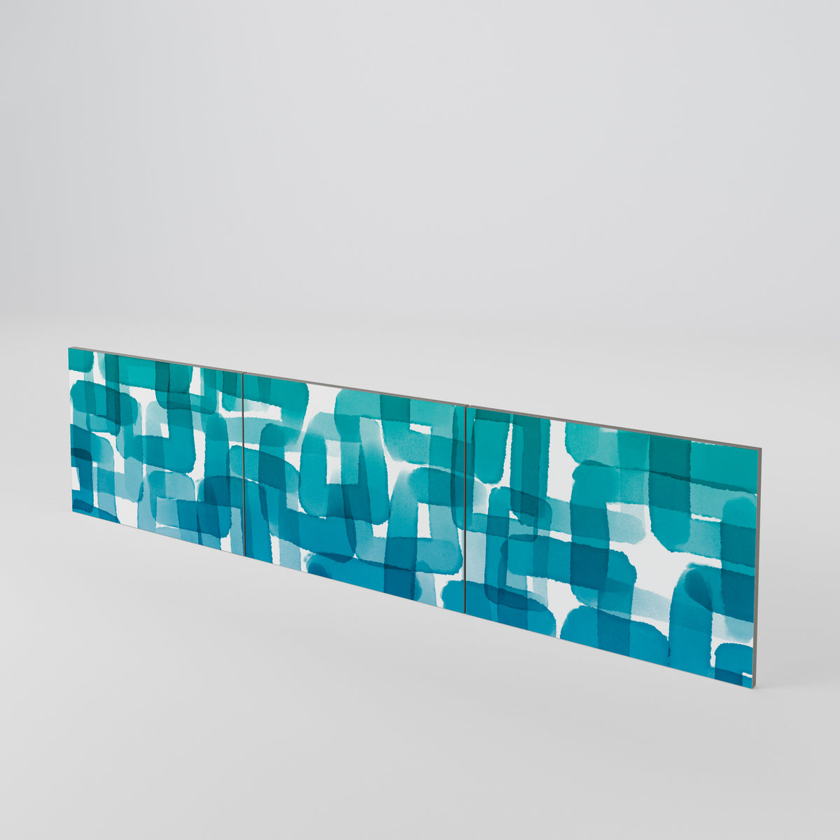 TURQUOISE RECTANGLES Σετ θυρών για έπιπλα τηλεόρασης