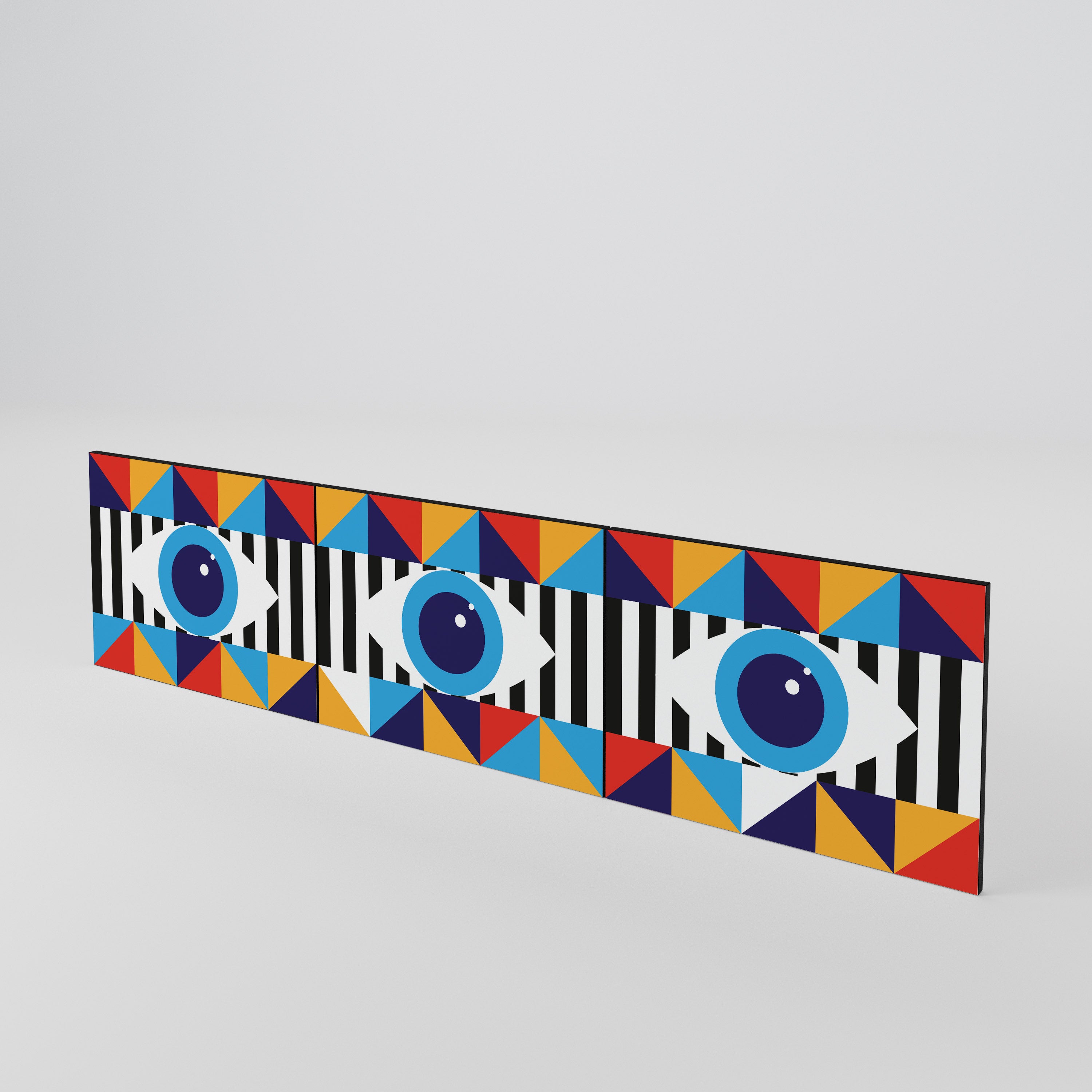 ABSTRACTION AND GEOMETRY Σετ 3 τεμαχίων πόρτες για έπιπλο τηλεόρασης