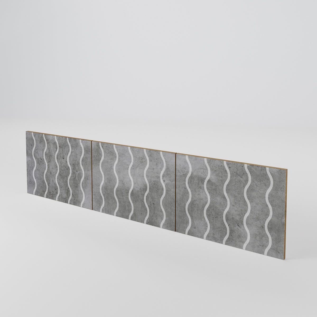 WAVES OF CONCRETE Σετ θυρών για έπιπλα τηλεόρασης
