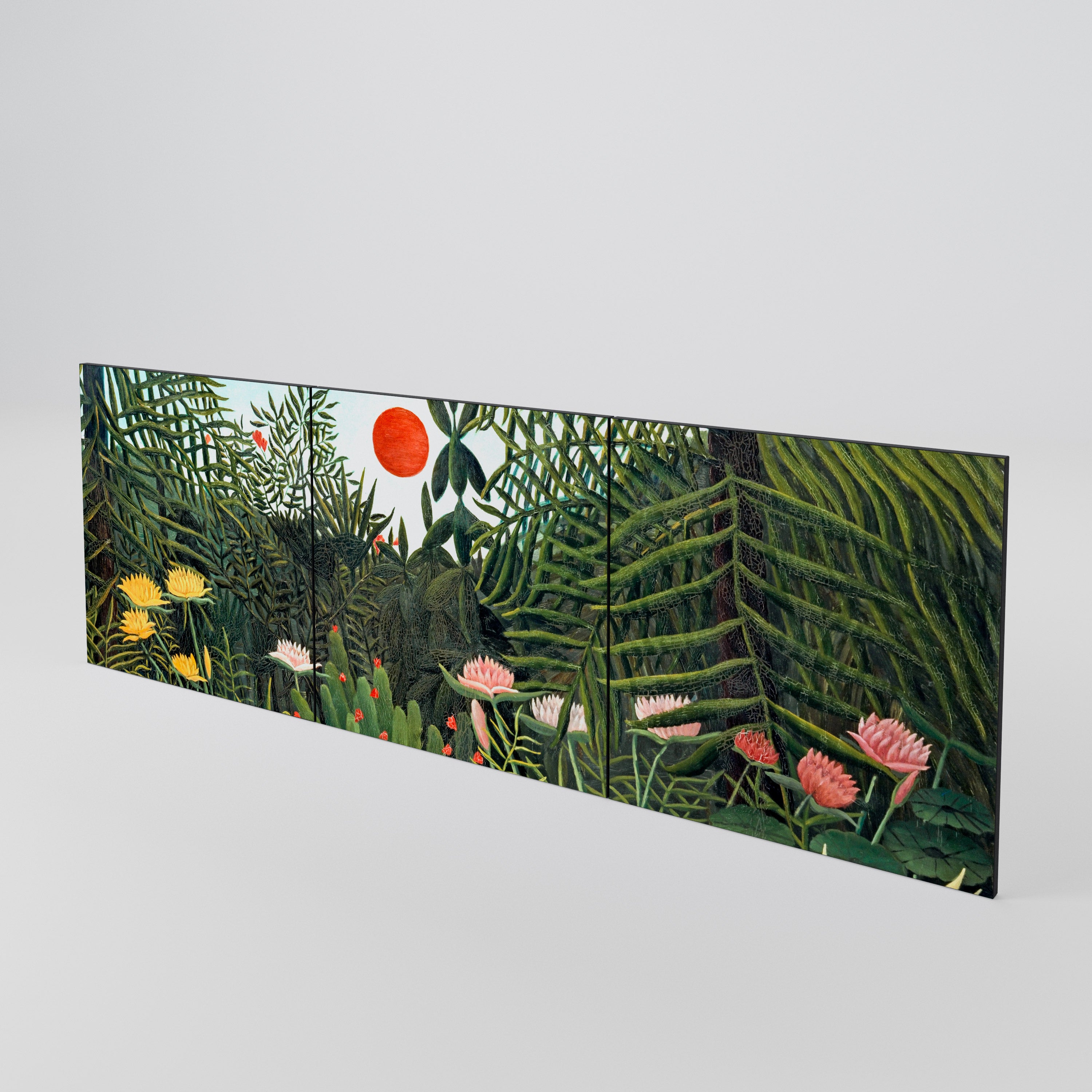 VIRGIN FOREST WITH SUNSET 3-Piece Sideboard Door Set