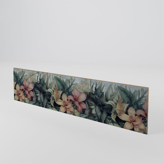 HEAVENLY BLOOM 3-Piece TV Cabinet Door Set