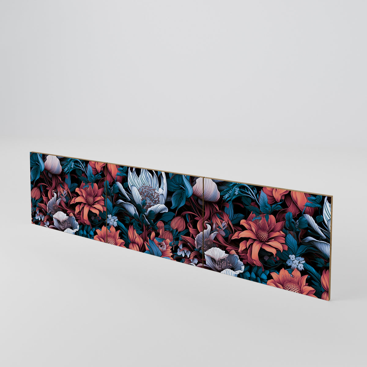 ETHEREAL BLOSSOMS 3-Piece TV Cabinet Door Set