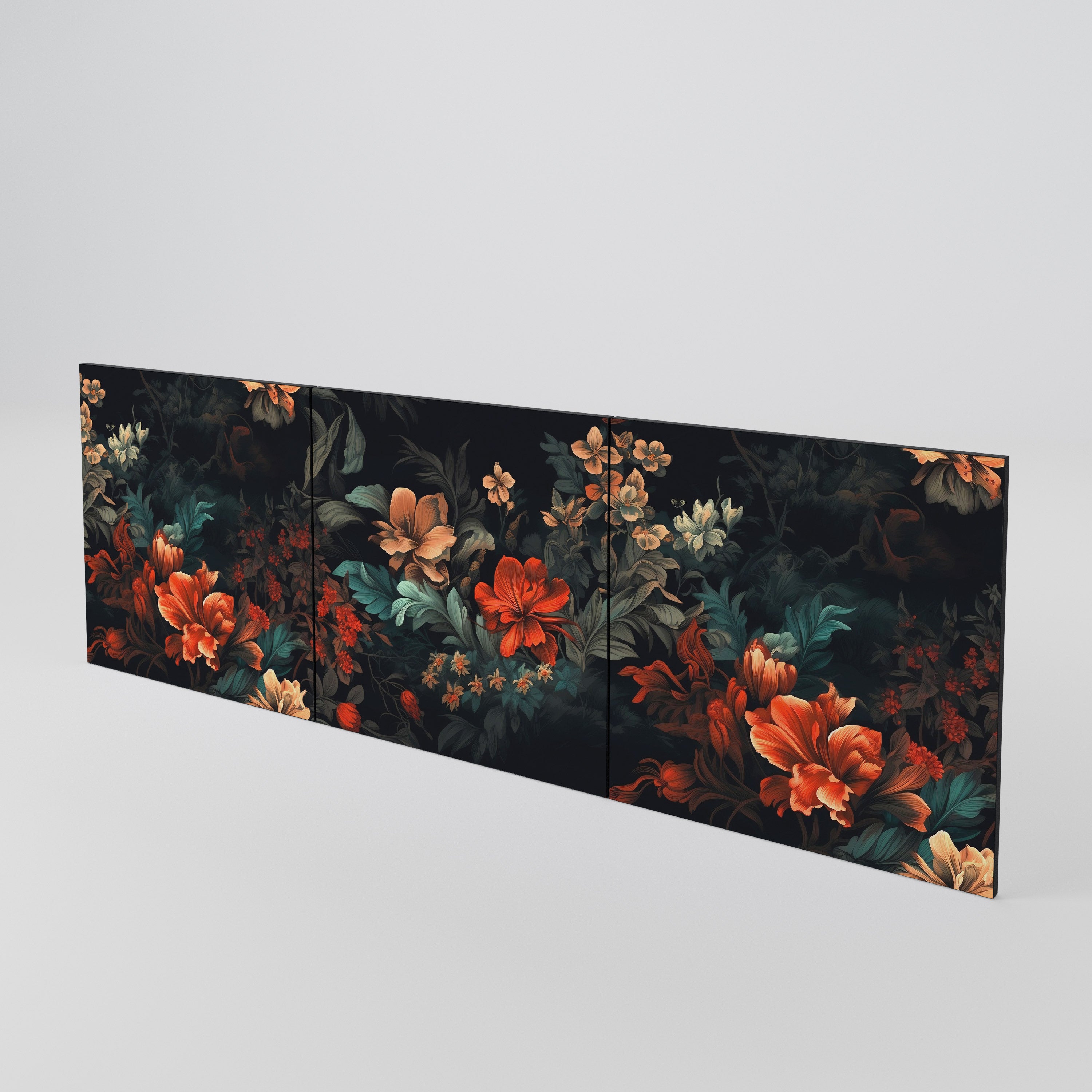 IMAGINARY BLOSSOM 3-Piece Sideboard Door Set