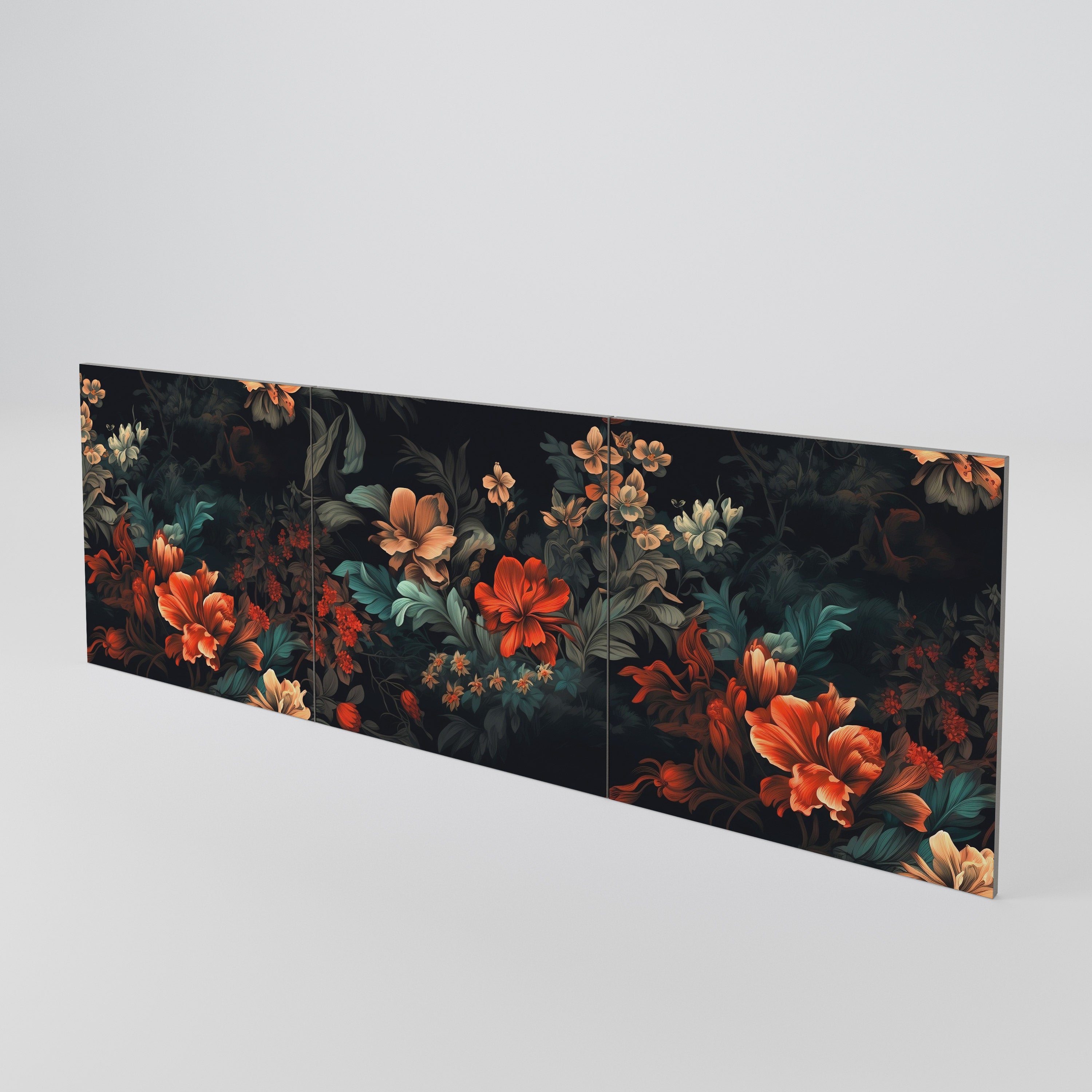 IMAGINARY BLOSSOM 3-Piece Sideboard Door Set