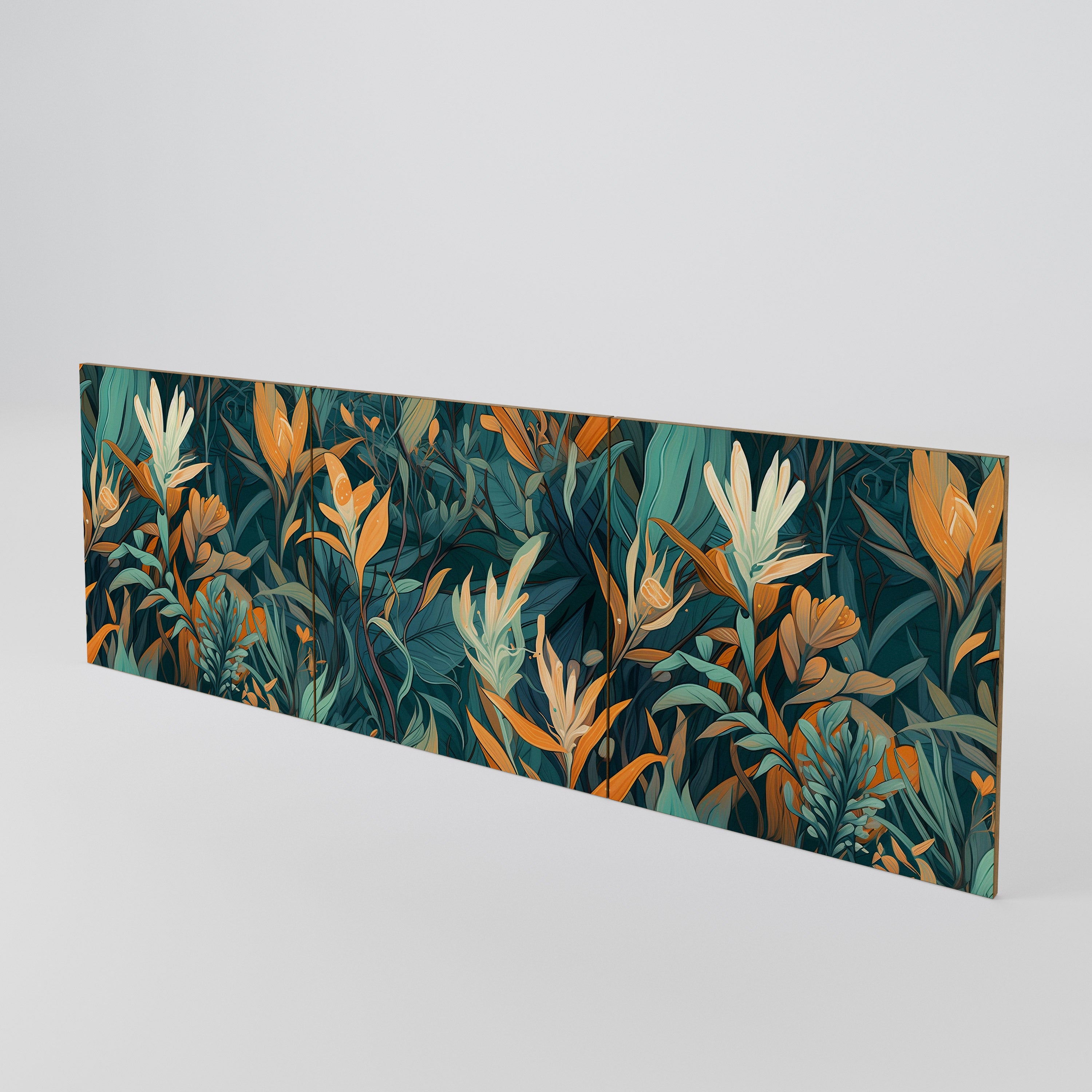 FLORAL SERENITY 3-Piece Sideboard Door Set