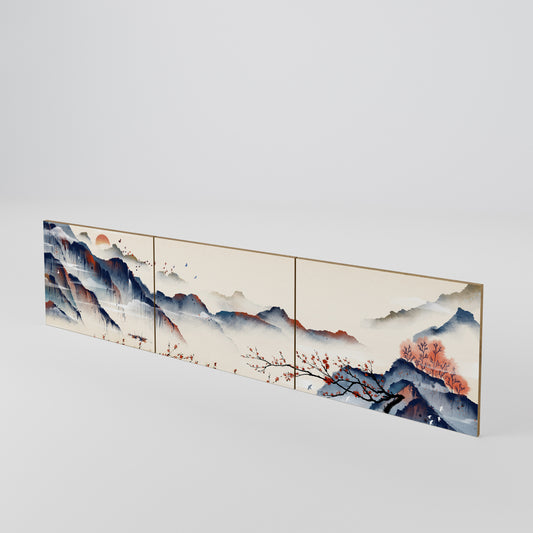 JAPANESE LANDSCAPE Σετ θυρών για έπιπλα τηλεόρασης