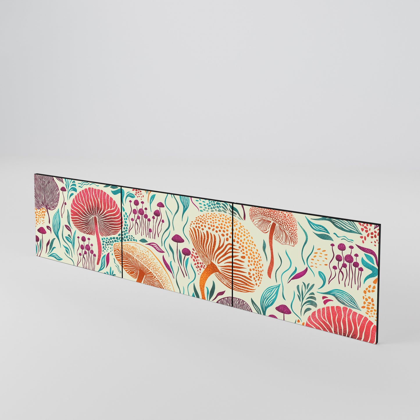 FUNGUS FANTASY 3-Piece TV Cabinet Door Set