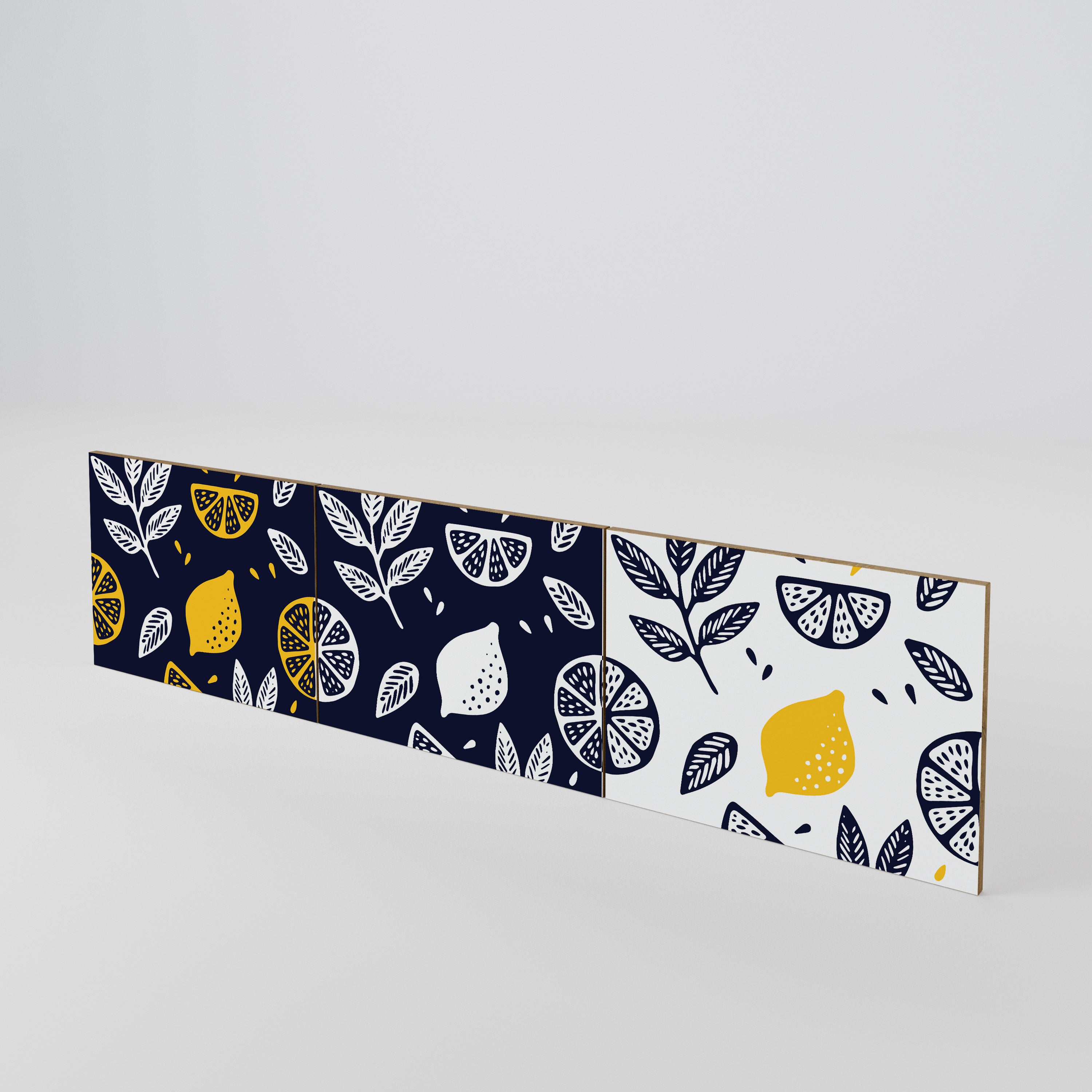 CITRUS BLACK AND WHITE Σετ 3 τεμαχίων πόρτες για έπιπλο τηλεόρασης