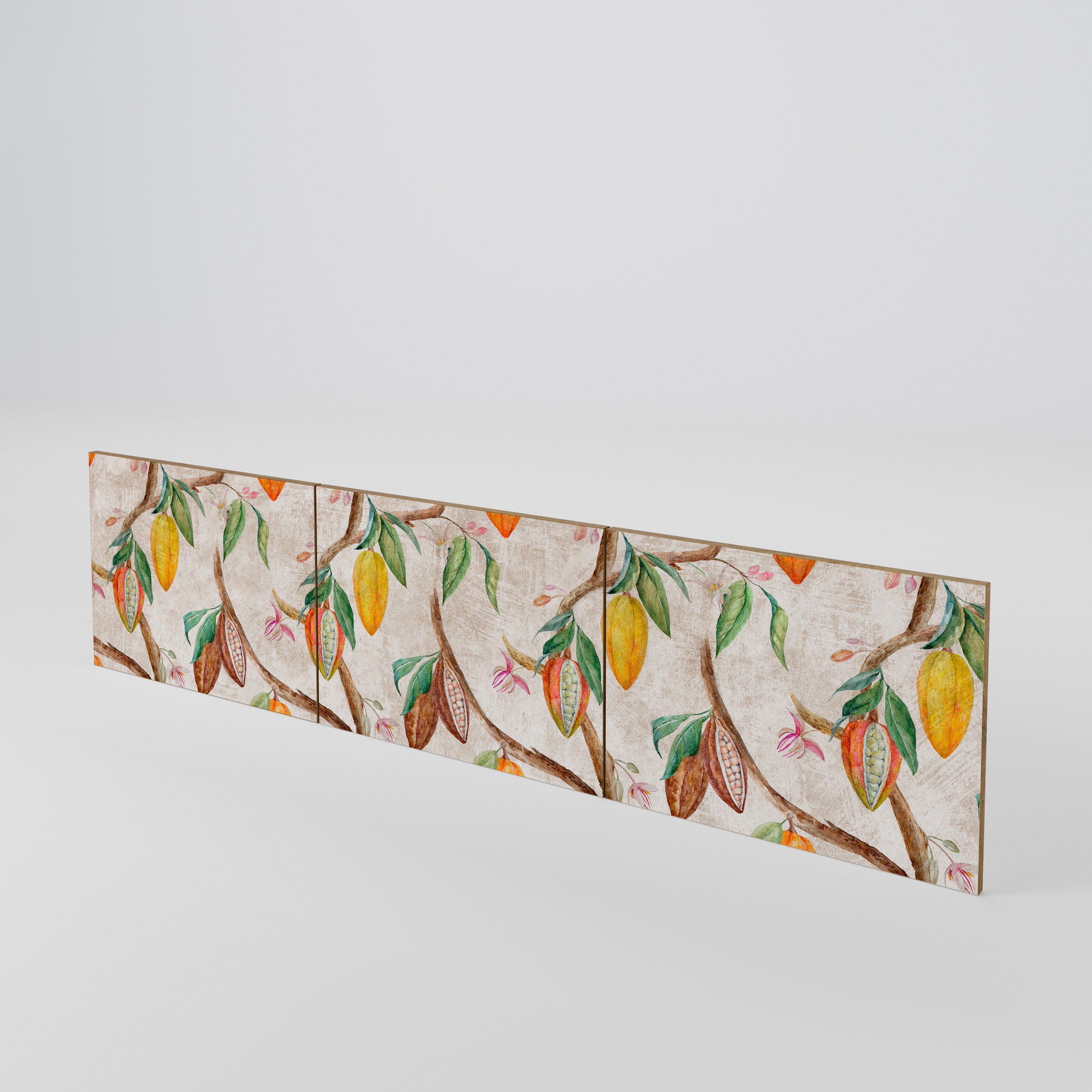 COCOA FRUITS Σετ 3 τεμαχίων πόρτες για έπιπλο τηλεόρασης