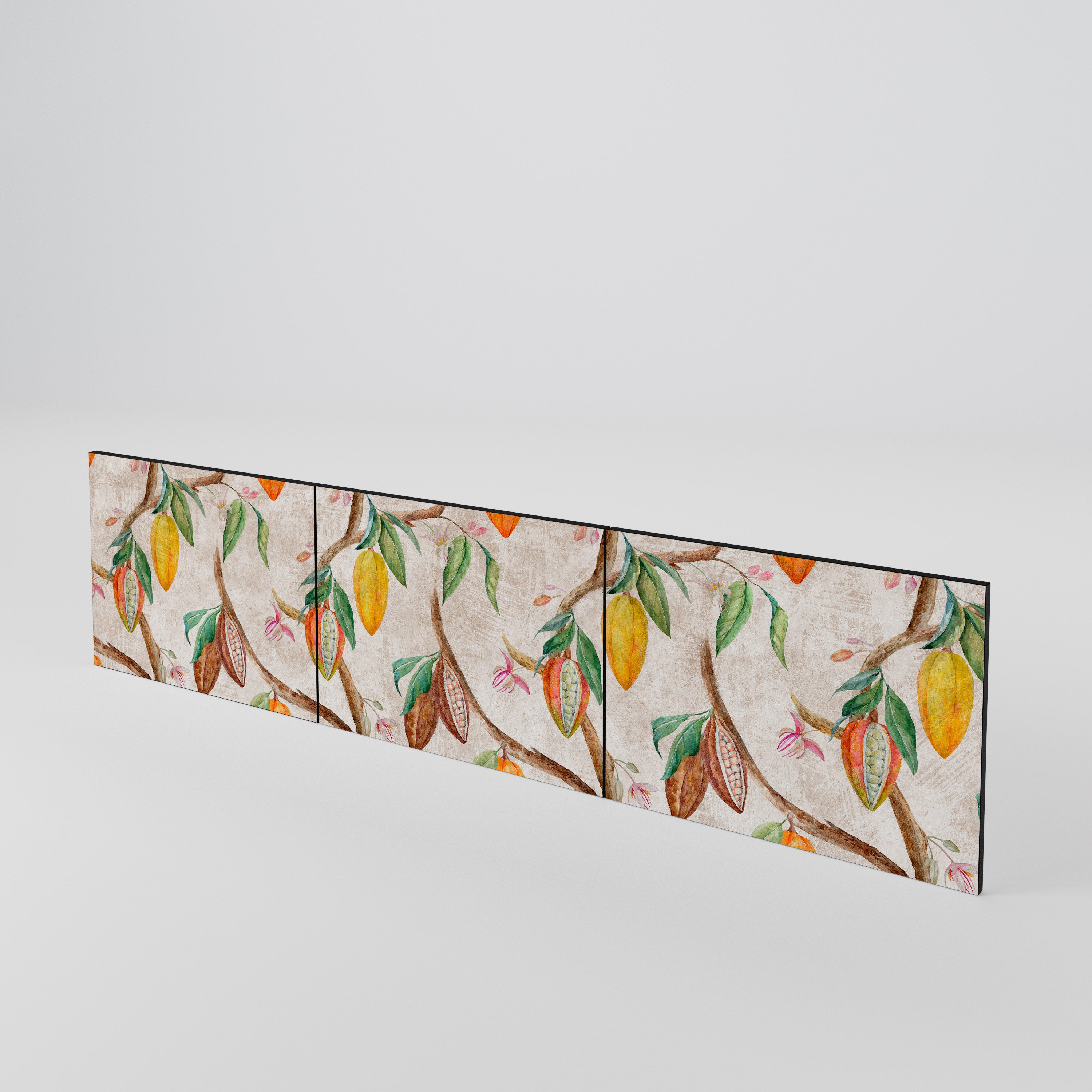 COCOA FRUITS Σετ 3 τεμαχίων πόρτες για έπιπλο τηλεόρασης