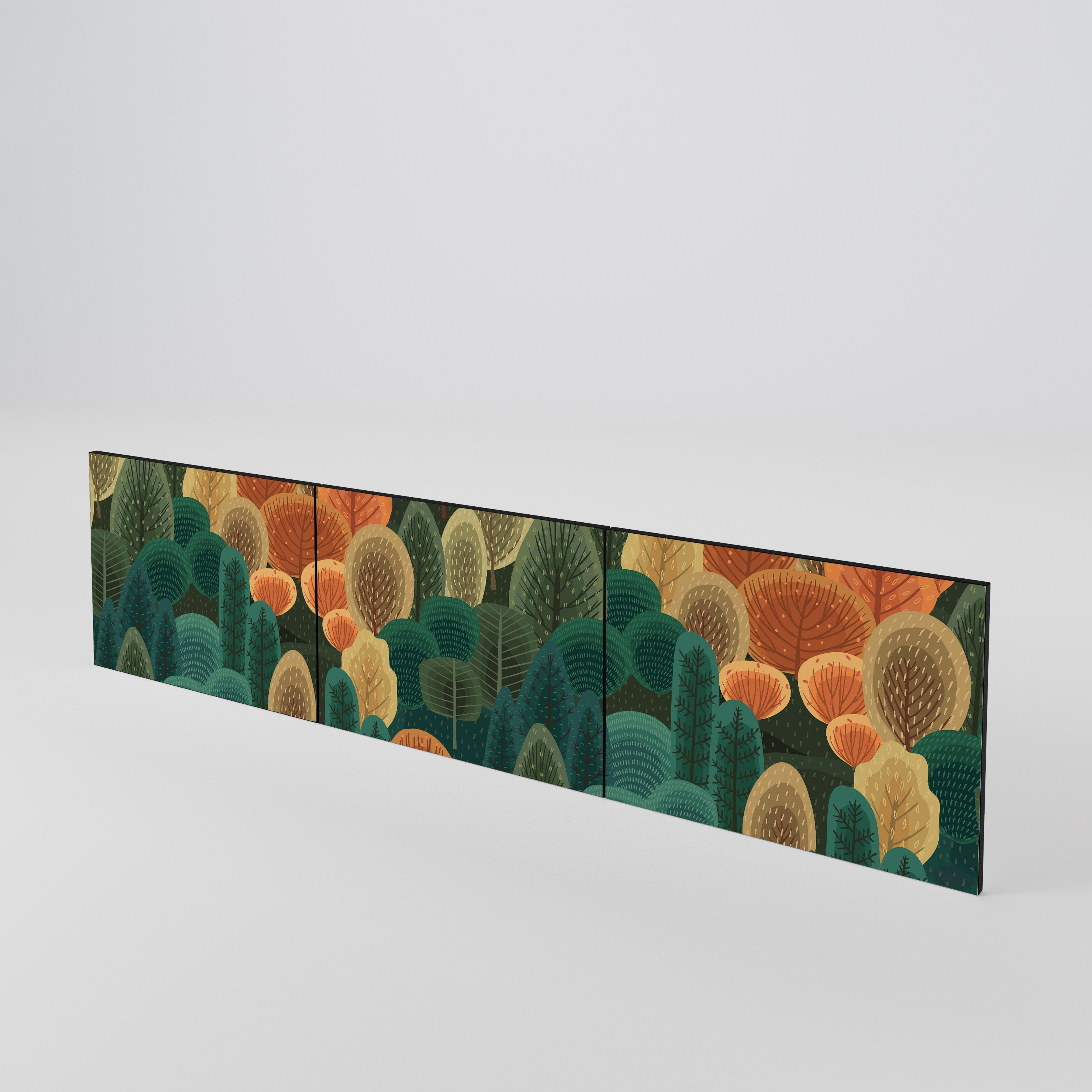 AUTUMN KALEIDOSCOPE Σετ 3 τεμαχίων πόρτες για έπιπλο τηλεόρασης