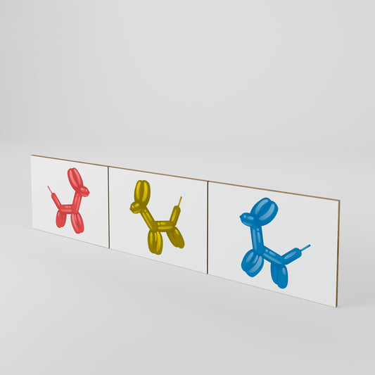 CHILDHOOD MEMORY 3-Piece TV Cabinet Door Set