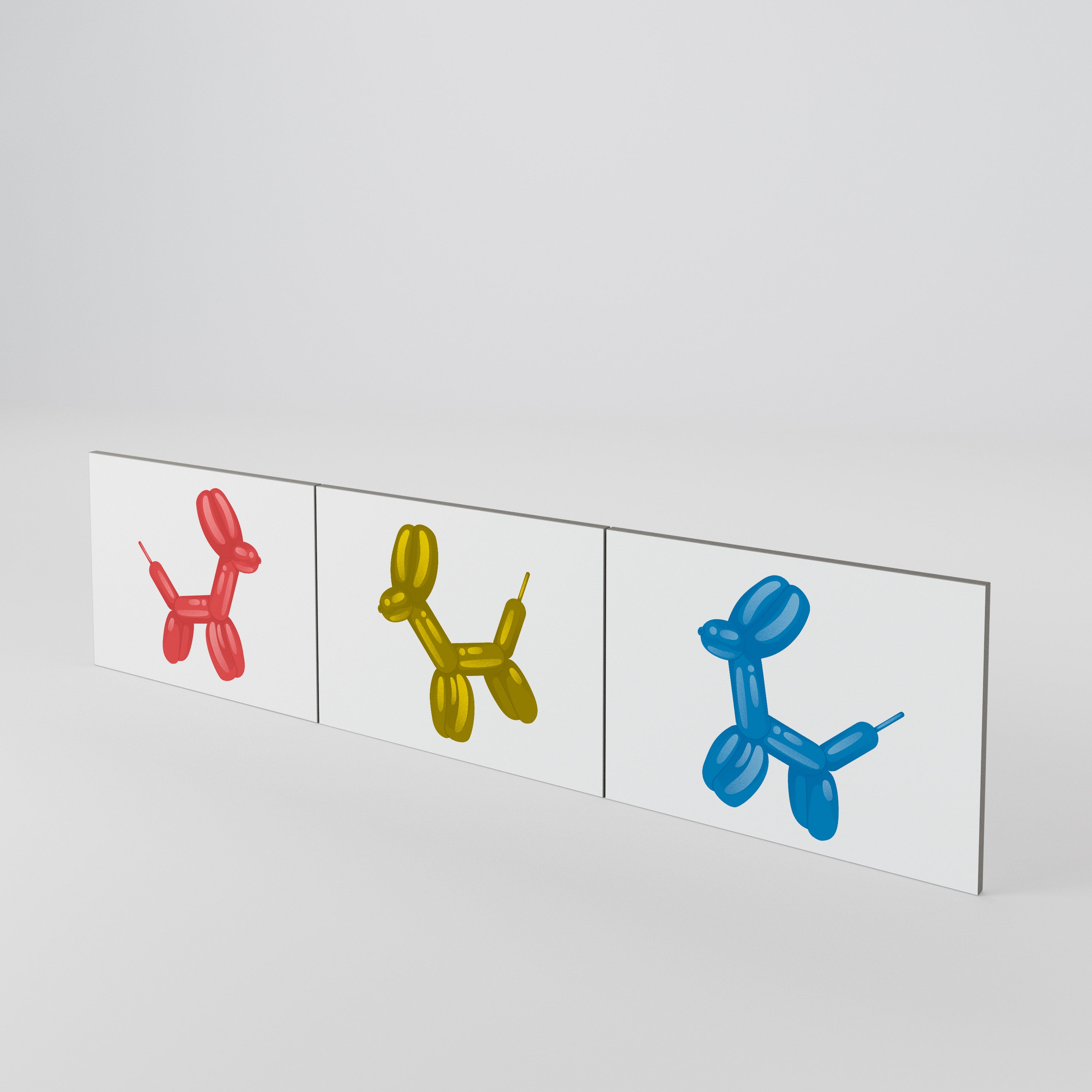 CHILDHOOD MEMORY 3-Piece TV Cabinet Door Set