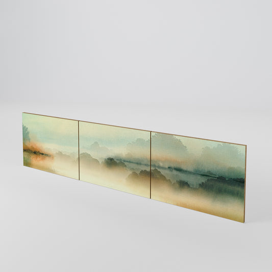 MORNING BY THE LAKE 3-Piece TV Cabinet Door Set