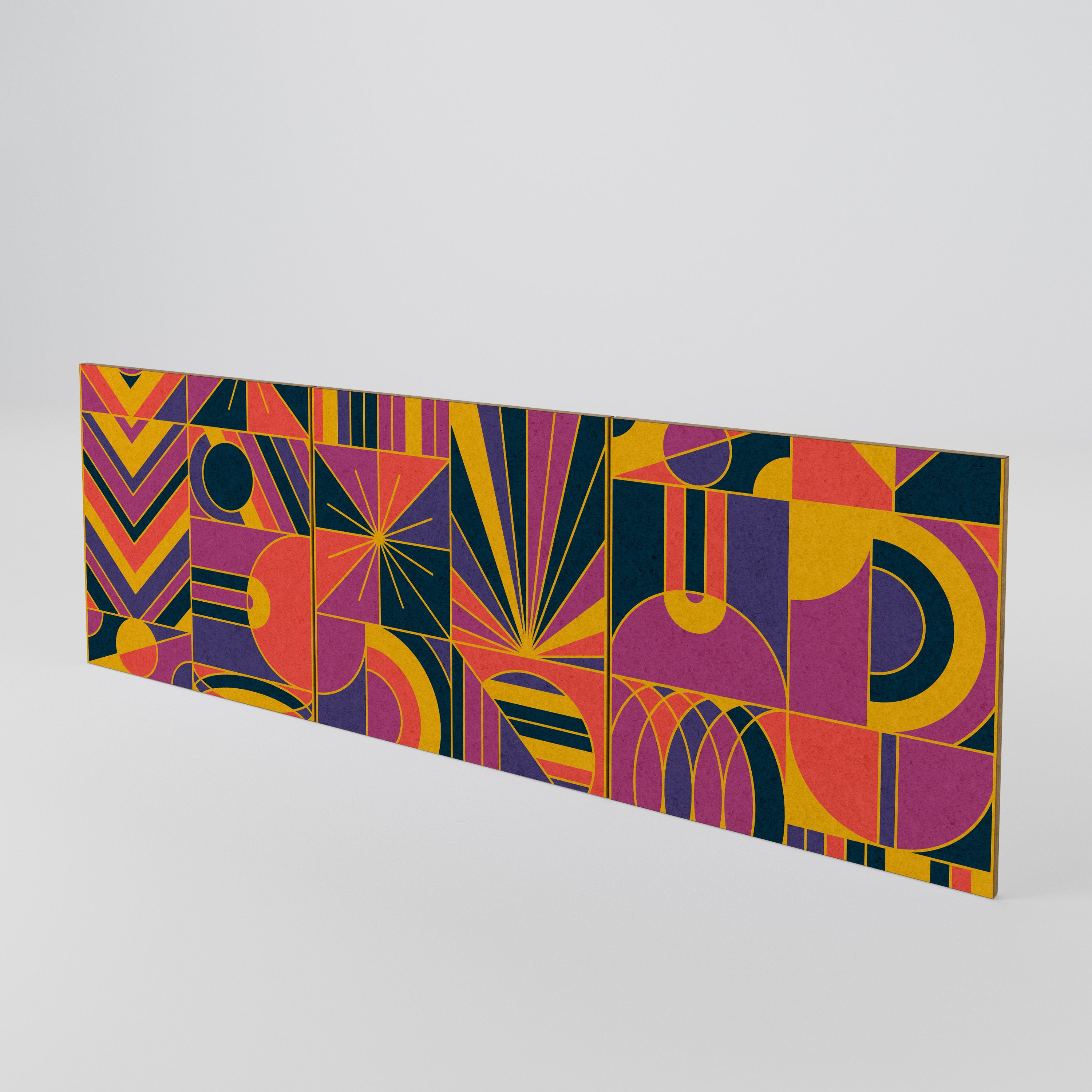 ELECTRIC PATTERNS Σετ 3 τεμαχίων πόρτες για μπουφέ