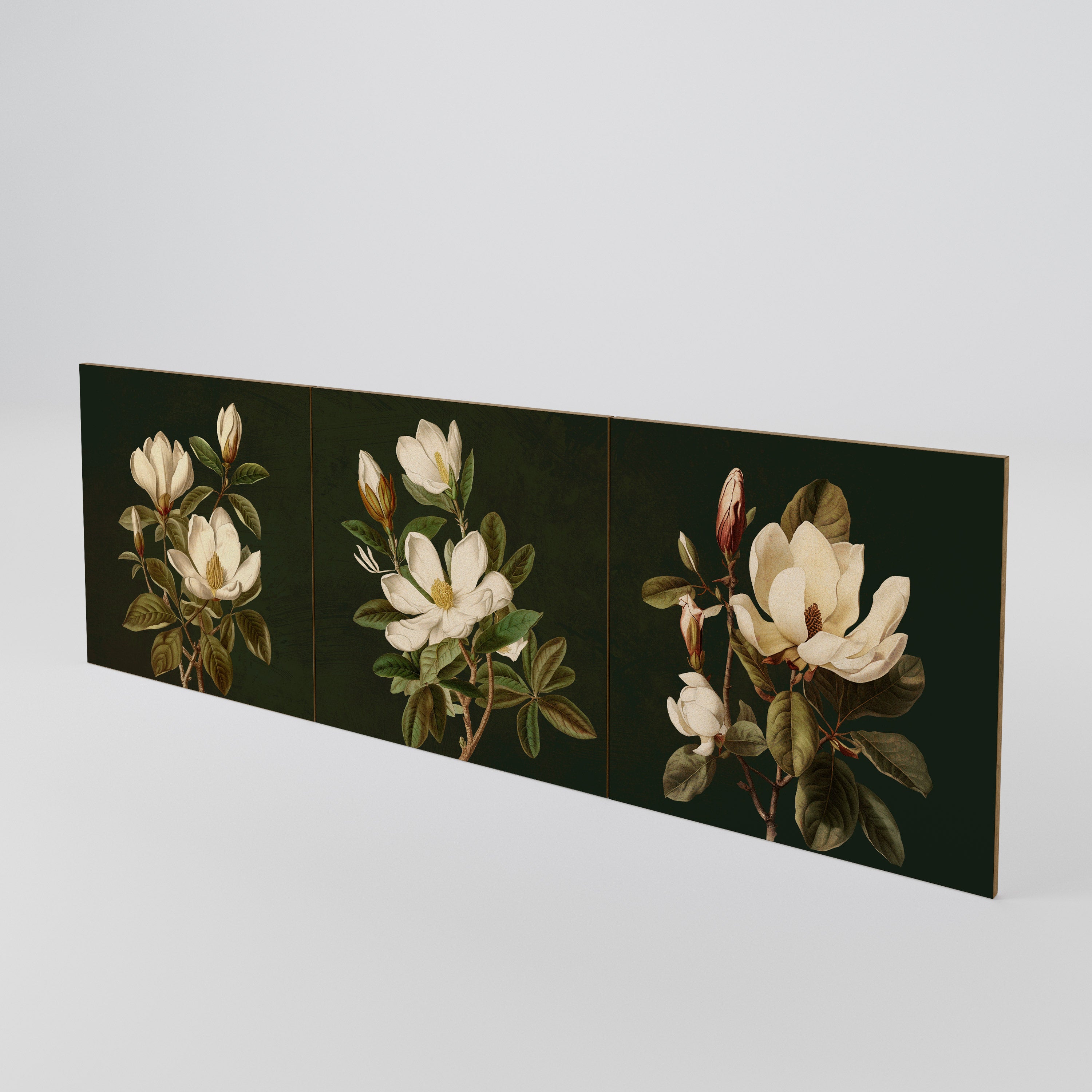 FLORAL NOIR Σετ 3 τεμαχίων πόρτες για μπουφέ