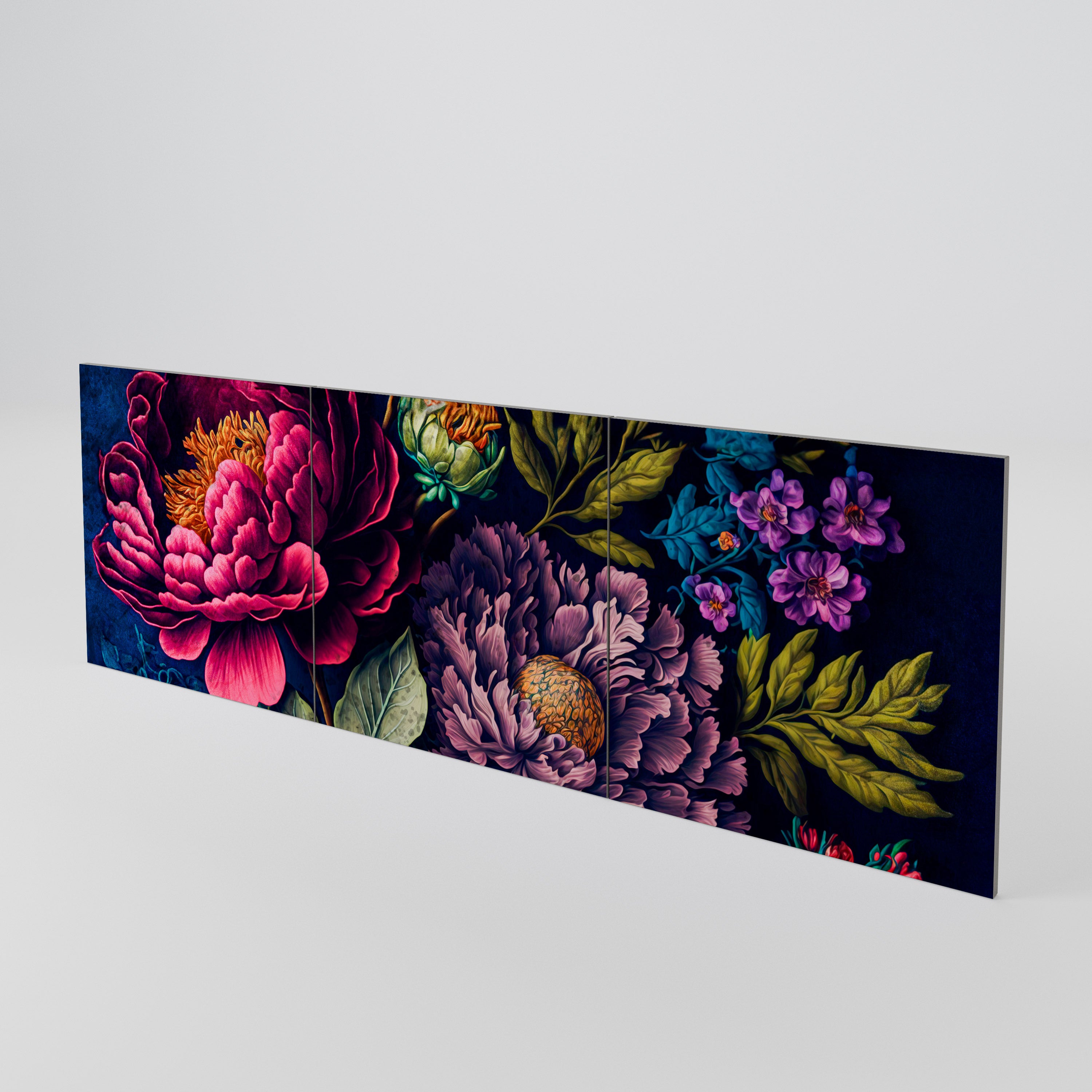 BLOOMING ELEGANCE 3-Piece Sideboard Door Set