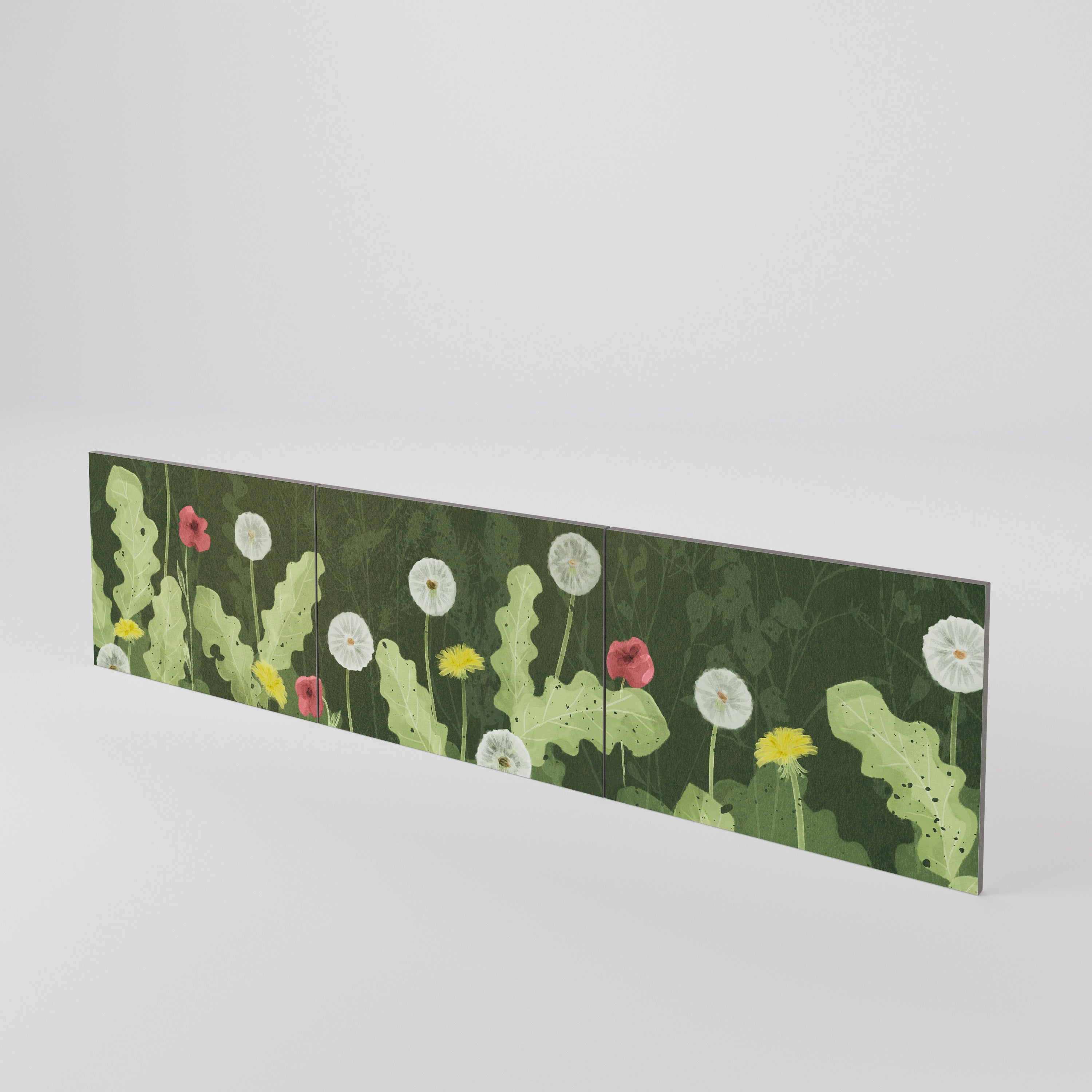 DANDELION AMUSE 3-Piece TV Cabinet Door Set