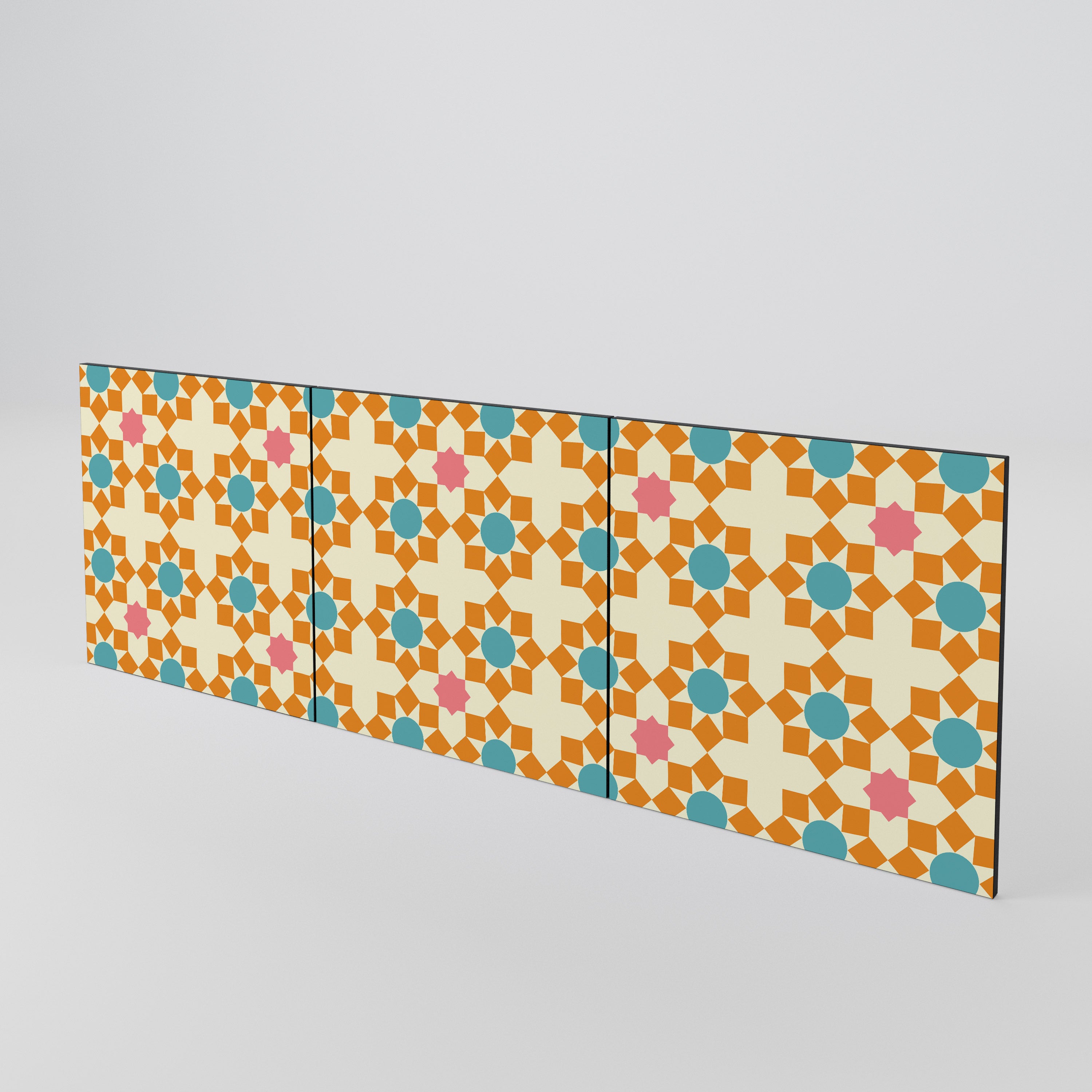 FLORAL DECOR 3-Piece Sideboard Door Set